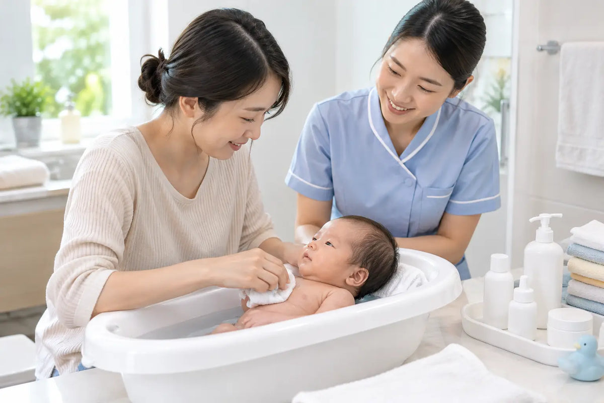 How to Wash Newborn Skin Gently